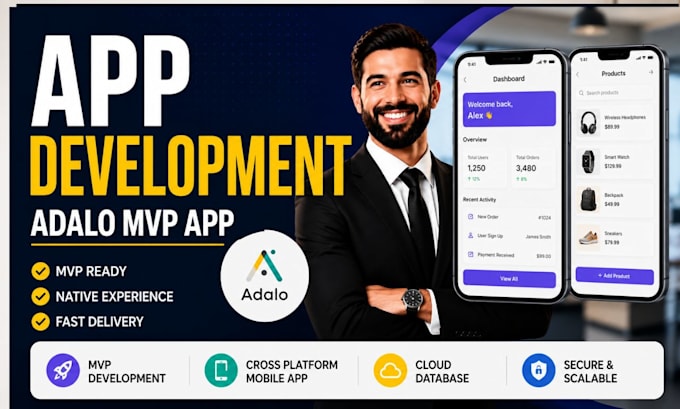 build your adalo, flutterflow or bubble mobile