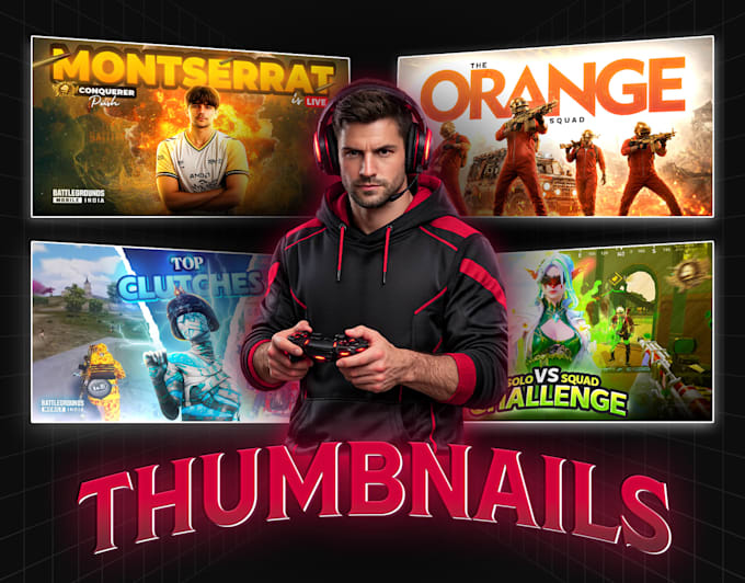 design gaming thumbnails for youtube
