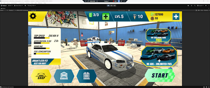 create 3d car racing, parking, or driving simulator games in unity