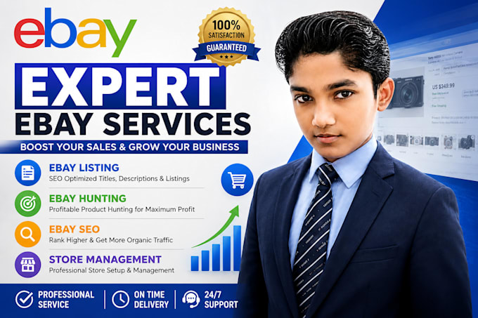 do professional  ebay product listing