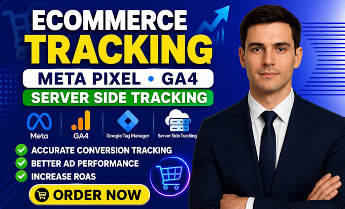 ecommerce tracking, meta pixel, ga4, server side tracking