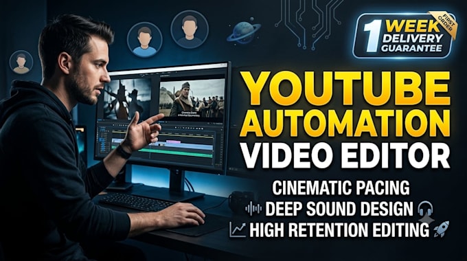 edit long form yt automation videos for your channel