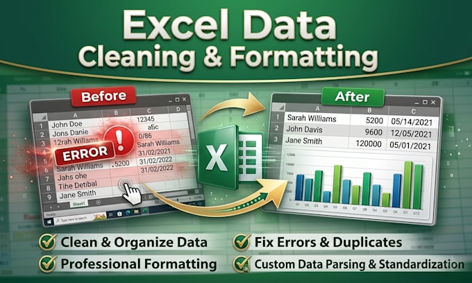 fix excel formulas, vba, and automate workflows