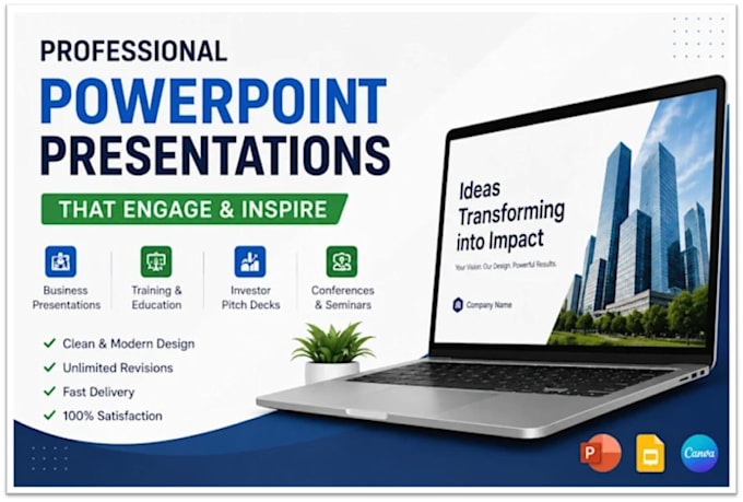 create event sponsorship decks and custom powerpoint presentations