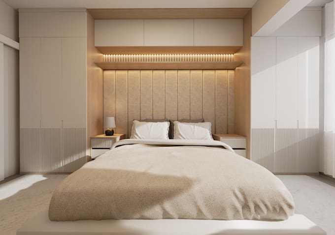 design a highly functional and ergonomic bedroom layout