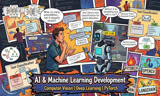 develop an ai ml model for your project and requirements