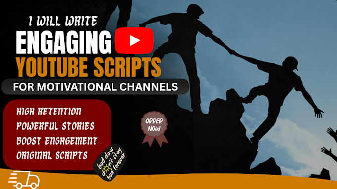 write engaging motivational youtube scripts