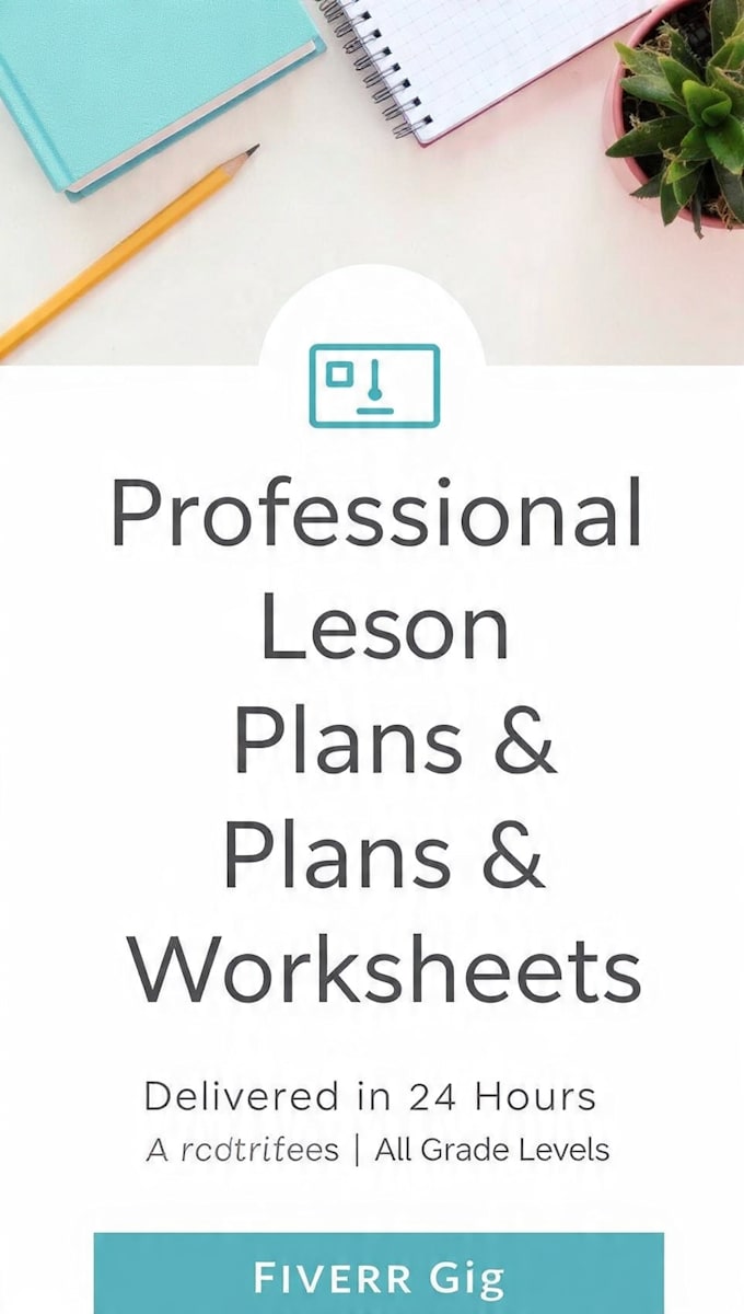 create professional lesson plans for teachers and tutors