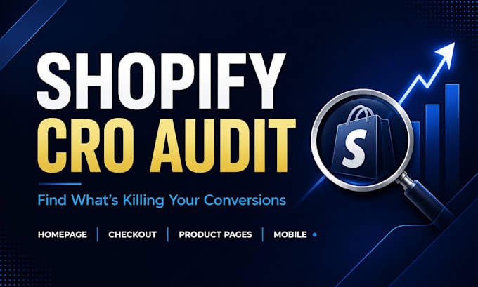 do shopify cro audit and conversion rate optimization as your shopify expert