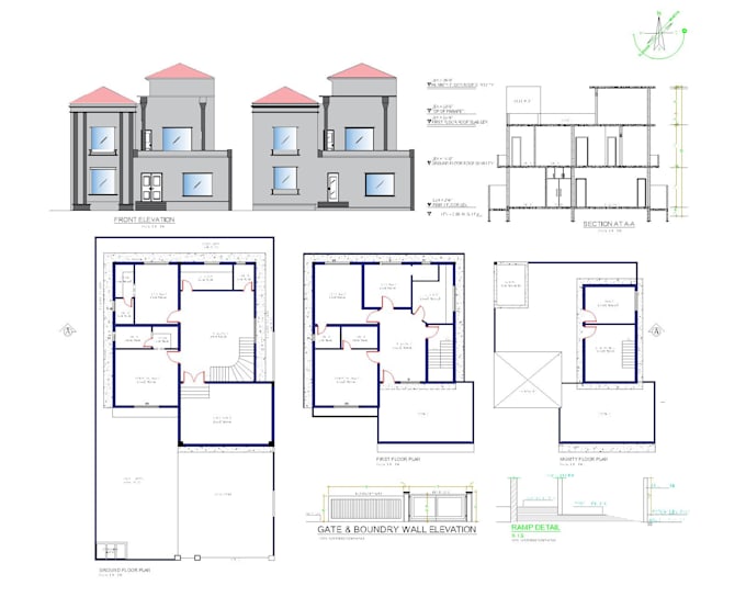 create autocad plan views and 3d revit models