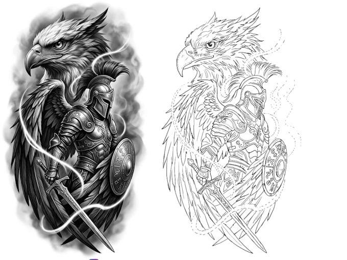 convert your tattoo picture into a tattoo stencil