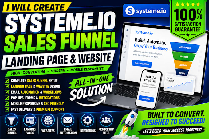 create systeme io sales funnel systeme io landing page systeme io website