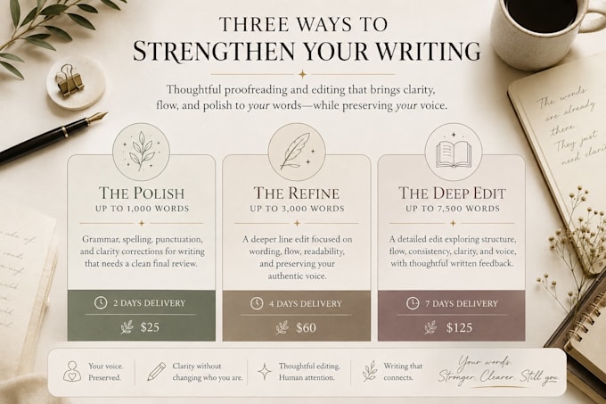 help your writing sound clearer without making it sound like me