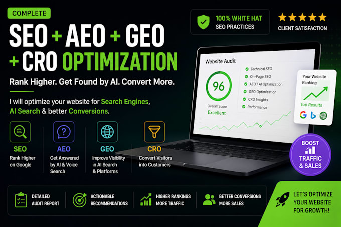 optimize your website in chatbots with aeo and SEO and GEO