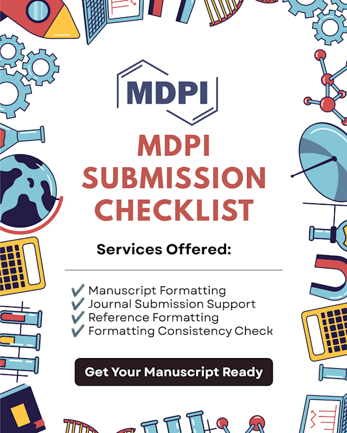 prepare and format your manuscript for mdpi journal submission