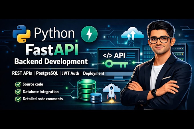 build fastapi rest apis with postgresql, jwt auth and deployment