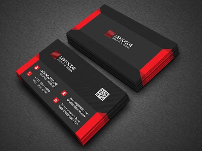 design a modern and professional business card