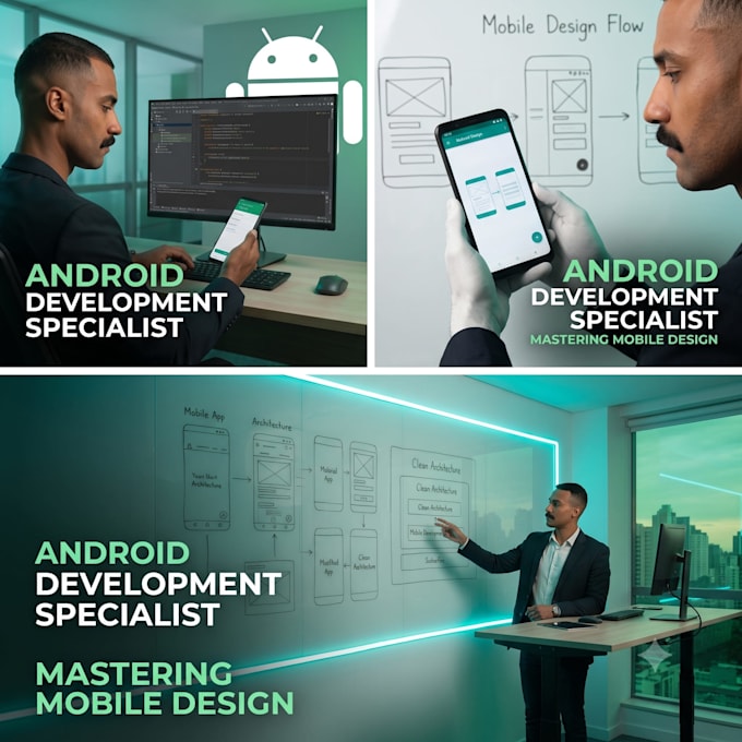 do mobile applications very well, with a apresentation