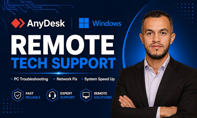 do remote PC and network troubleshooting and tech support
