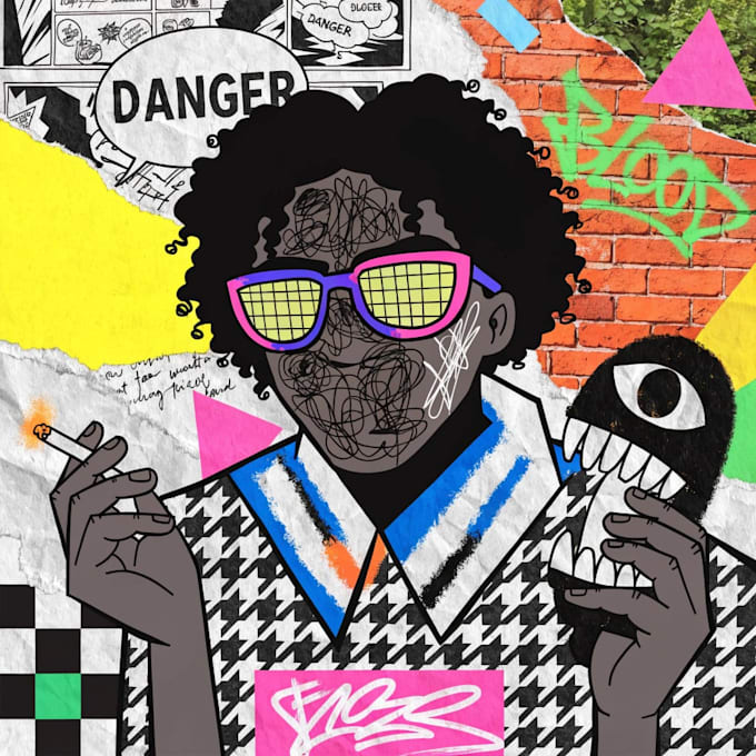 make a unique street pop art collage