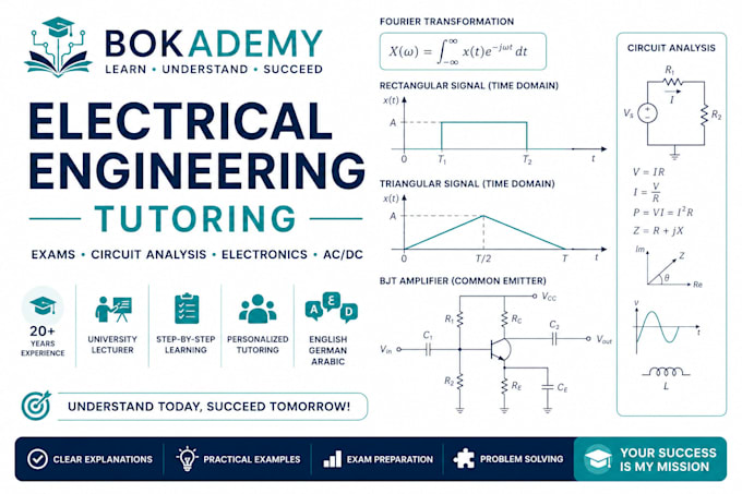 tutor you in circuit analysis, electrical engineering, electronics