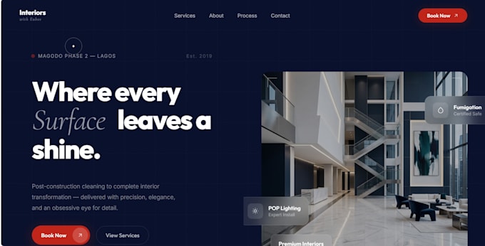 create a landing page for you