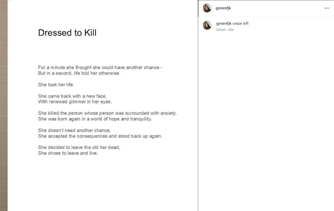 write beautiful custom poetry or lyrics for any occasion
