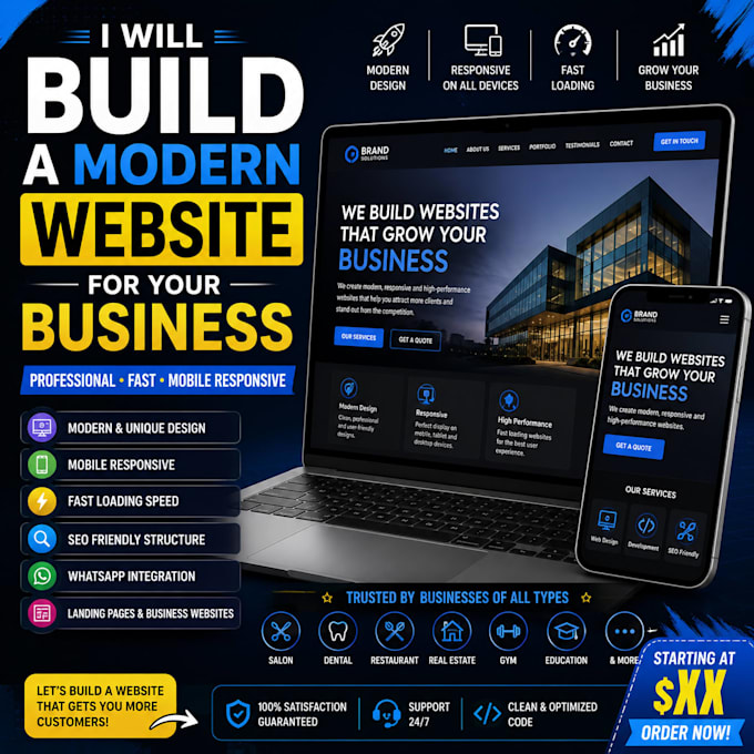 design a functional website for you