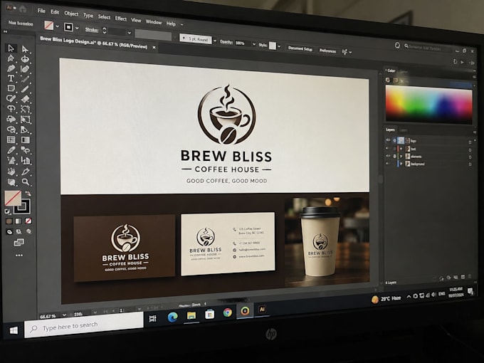 graphic designing logo design, social media post design