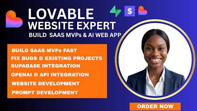 fix and launch lovable ai website, lovable dev,lovable saas mvp, vibe code