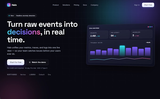 create a complete 3d website