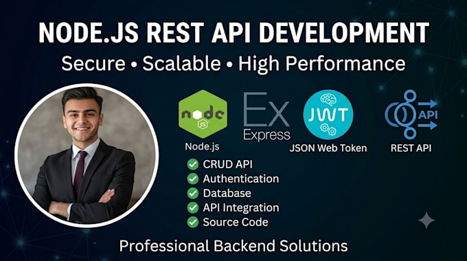 develop a secure node js rest API with express and mongodb