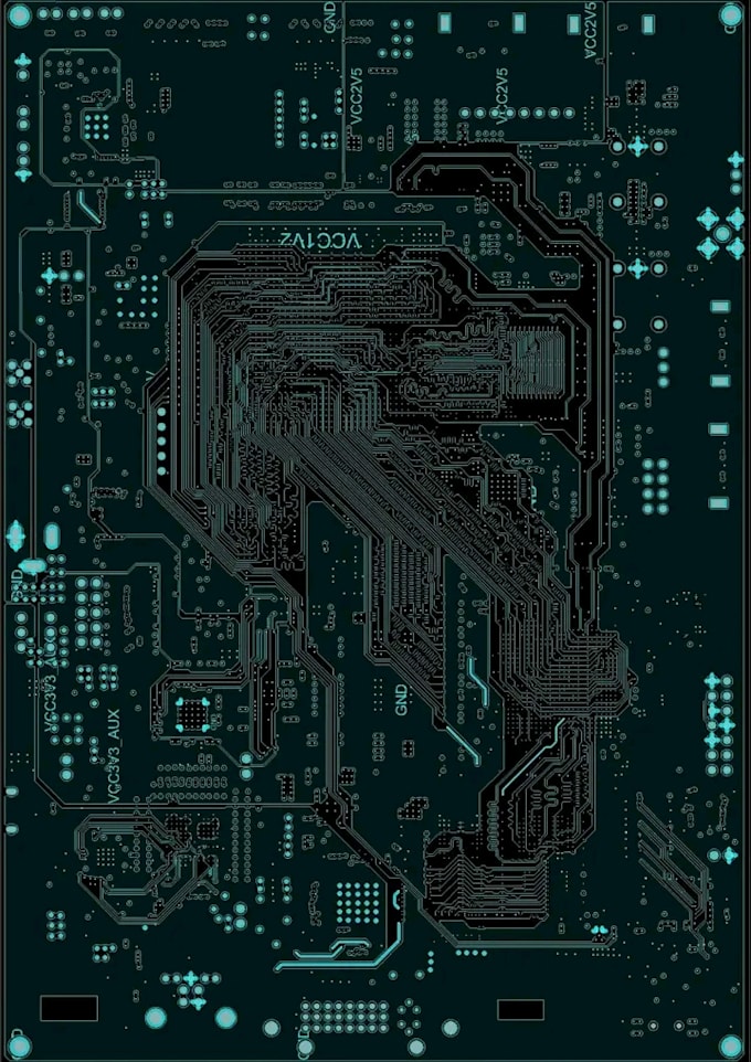 do pcb layout design and multilayer board routing