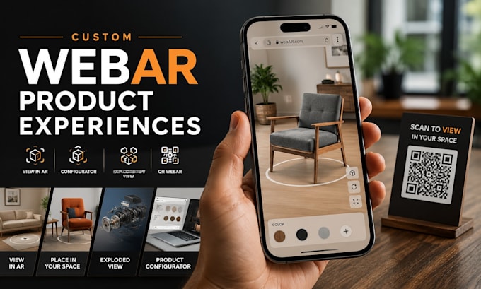 develop webar product visualization and ar configurator
