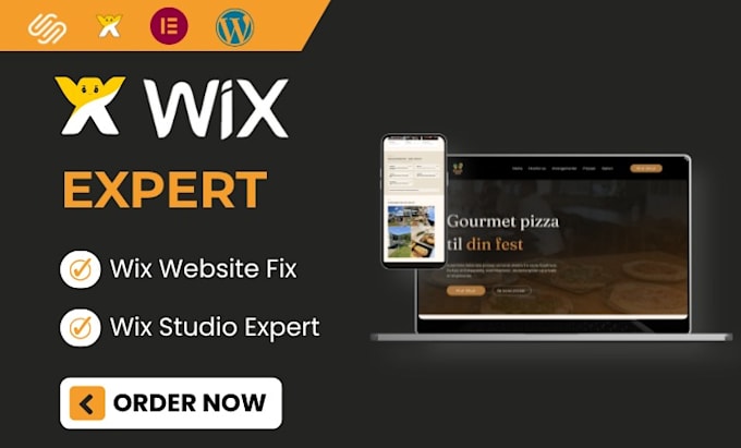 fix wix website, convert figma to wix, redesign wix website, build wix website
