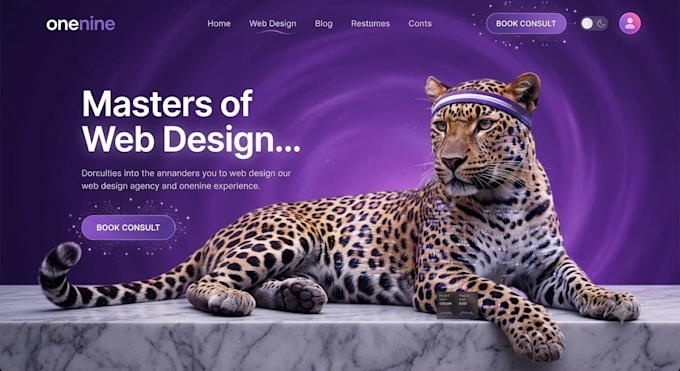 create 3d landing pages