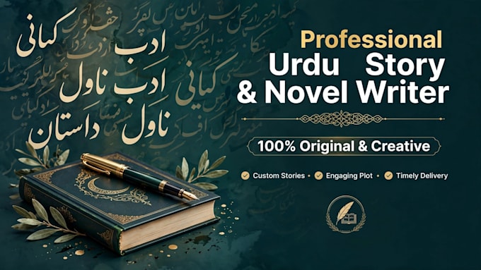 write professional urdu novels and creative stories