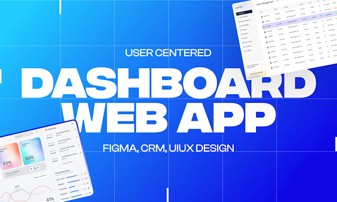 design CRM, admin panel, dashboard, saas and web app UI UX design
