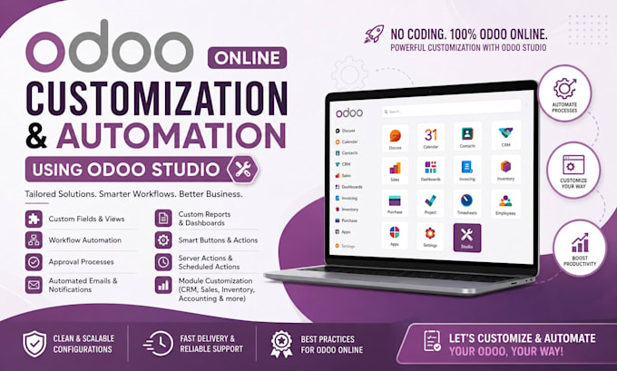do odoo report customization and automation using studio