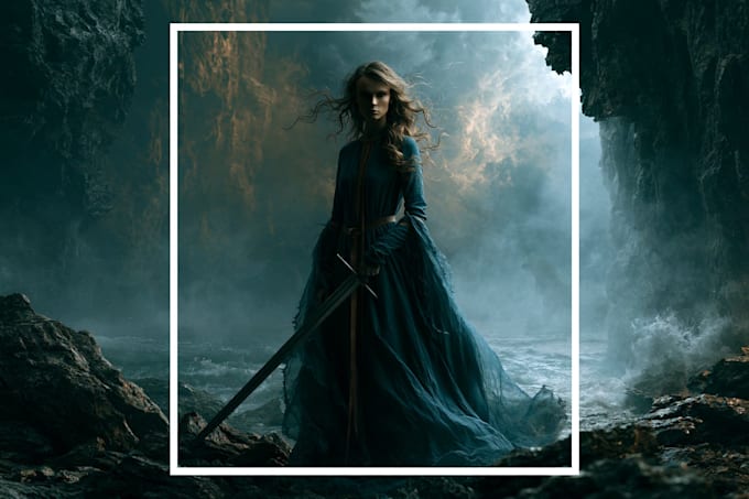 do a professional sci fi fantasy cover for your book