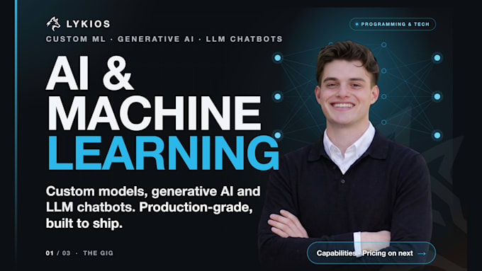 build custom ml models and generative ai solutions