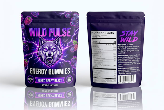 design premium stand up pouch packaging