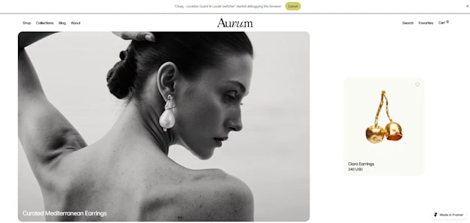 build framer ecommerce website design framer landing page redesign store design