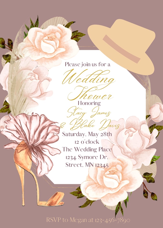 create digital invitations and welcome signs for events