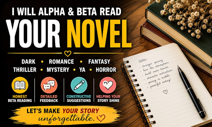 beta read critique novel, romance beta reader, fantasy beta reader, alpha reader
