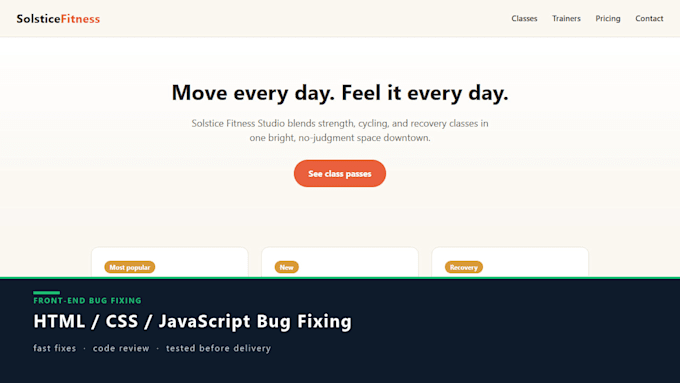 fix your HTML, CSS and javascript bugs fast