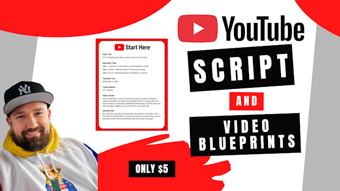 write viral faceless youtube scripts with video blueprints