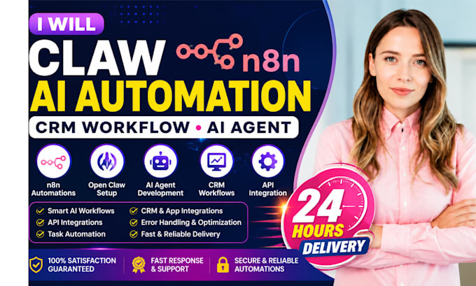setup n8n ai automation crm workflow ai agentr open claw setup api integration