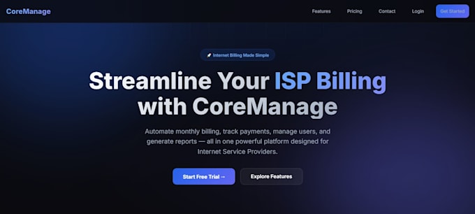 develop a modern responsive landing page using react js or next js