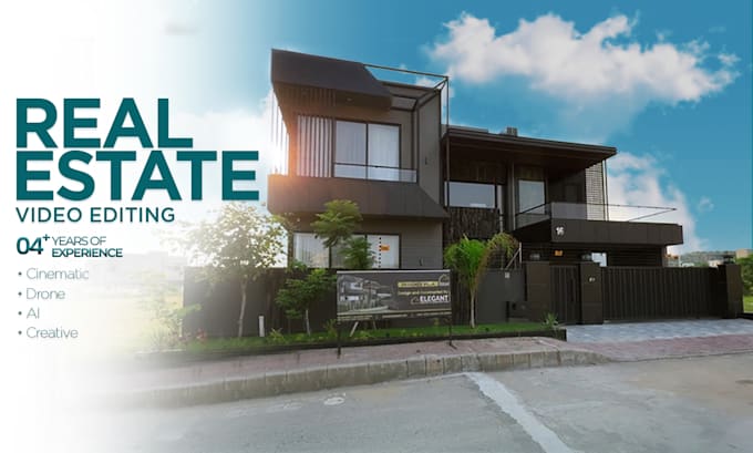 do professional real estate video editing